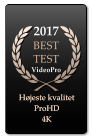 2017 BESTTEST  VideoPro  Højeste kvalitet ProHD 4K Højeste kvalitet ProHD 4K