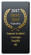 2017 BEST TEST  VideoPro  hjeste kvalitet  i europa ProHD 4K hjeste kvalitet  i europa ProHD 4K
